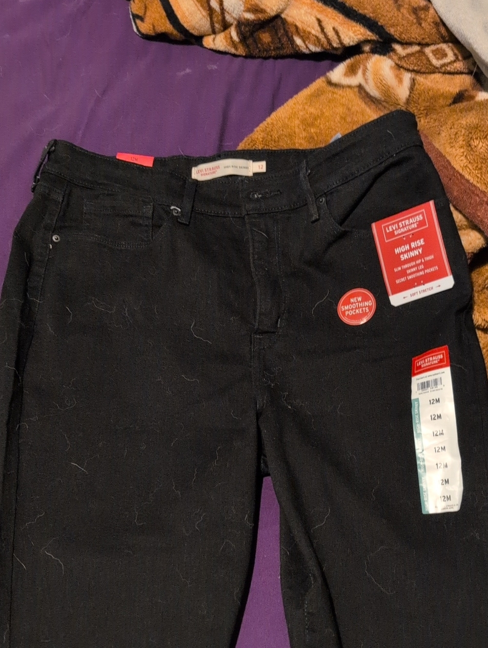 Levi's Black High-Rise Skinny Jeans - Women's